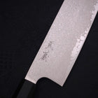 Nakiri Silver Steel #3 Damascus Buffalo Ebony Handle 165mm-Silver steel #3-Damascus-Japanese Handle-[Musashi]-[Japanese-Kitchen-Knives]