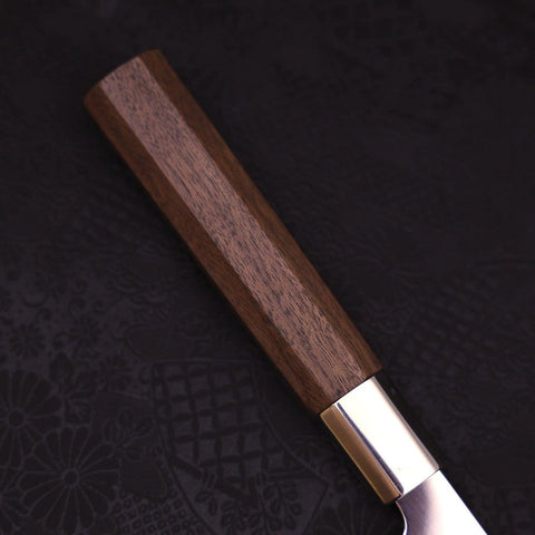 Nakiri Silver Steel #3 Walnut Handle 165mm-Silver steel #3-Japanese Handle-[Musashi]-[Japanese-Kitchen-Knives]