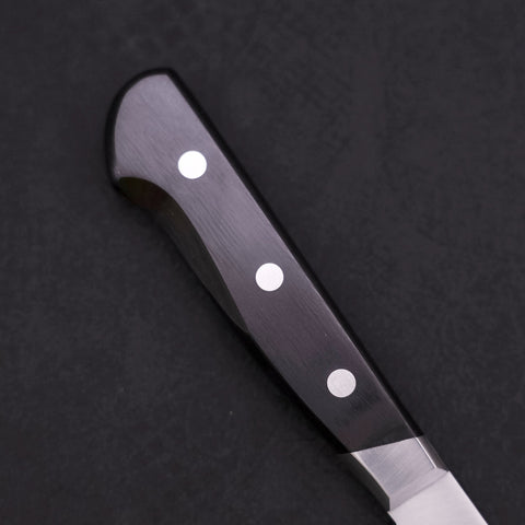 Nakiri Sweden Stainless Steel Polished Western Handle 165mm-Polished-Western Handle-[Musashi]-[Japanese-Kitchen-Knives]