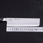 Nakiri Sweden Stainless Steel Polished Western Handle 165mm-Polished-Western Handle-[Musashi]-[Japanese-Kitchen-Knives]