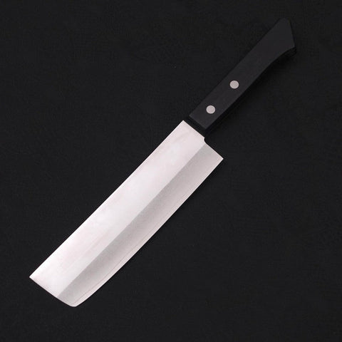 Nakiri VG-1 Polished Western Black Handle 160mm-Polished-VG-1-Western Handle-[Musashi]-[Japanese-Kitchen-Knives]