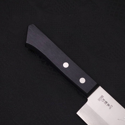 Nakiri VG-1 Polished Western Black Handle 160mm-Polished-VG-1-Western Handle-[Musashi]-[Japanese-Kitchen-Knives]