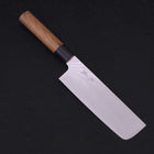 Nakiri VG-10 Damascus Cherry Handle 165mm-VG-10-Damascus-Japanese Handle-[Musashi]-[Japanese-Kitchen-Knives]