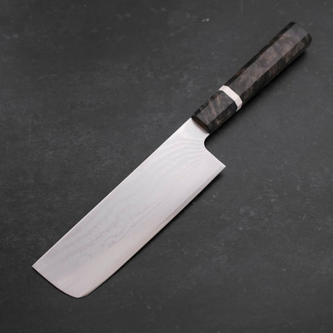 Nakiri VG-10 Damascus Maple 165mm-VG-10-Damascus-Japanese Handle-[Musashi]-[Japanese-Kitchen-Knives]