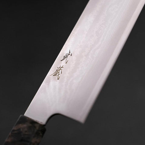 Nakiri VG-10 Damascus Maple 165mm-VG-10-Damascus-Japanese Handle-[Musashi]-[Japanese-Kitchen-Knives]