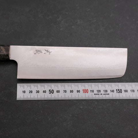 Nakiri VG-10 Damascus Maple 165mm-VG-10-Damascus-Japanese Handle-[Musashi]-[Japanese-Kitchen-Knives]