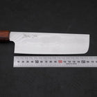 Nakiri VG-10 Damascus Sumi Urushi Handle 165mm-VG-10-Damascus-Japanese Handle-[Musashi]-[Japanese-Kitchen-Knives]