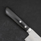 Nakiri VG-10 Damascus Western Black Handle 165mm-VG-10-Damascus-Western Handle-[Musashi]-[Japanese-Kitchen-Knives]