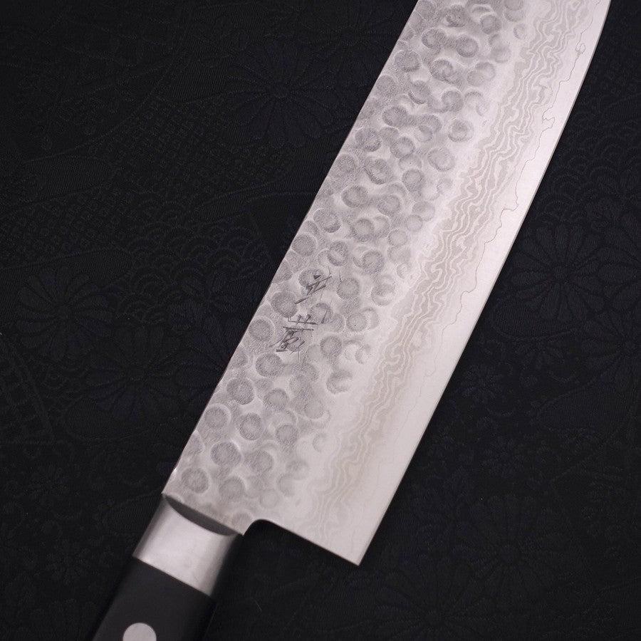 Nakiri VG-10 Tsuchime Damascus Western Black Handle 165mm – MUSASHI