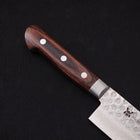 Nakiri VG-10 Tsuchime Damascus Western Handle 165mm-VG-10-Damascus-Western Handle-[Musashi]-[Japanese-Kitchen-Knives]