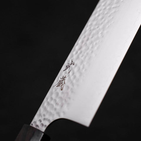 Nakiri VG-10 Tsuchime Ebony Handle 165mm-VG-10-Tsuchime-Japanese Handle-[Musashi]-[Japanese-Kitchen-Knives]