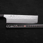 Nakiri VG-10 Tsuchime Ebony Handle 165mm-VG-10-Tsuchime-Japanese Handle-[Musashi]-[Japanese-Kitchen-Knives]