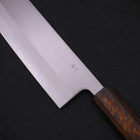 Nakiri White steel #1 Polished Sumi Urushi Handle 165mm-White steel #1-Polished-Japanese Handle-[Musashi]-[Japanese-Kitchen-Knives]