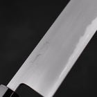 Nakiri White steel #2 Kasumi Buffalo Teak Handle 165mm-White steel #2-Kasumi-Japanese Handle-[Musashi]-[Japanese-Kitchen-Knives]