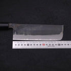 Nakiri White steel #2 Kurouchi Magnolia Handle 165mm-White steel #2-Kurouchi-Japanese Handle-[Musashi]-[Japanese-Kitchen-Knives]