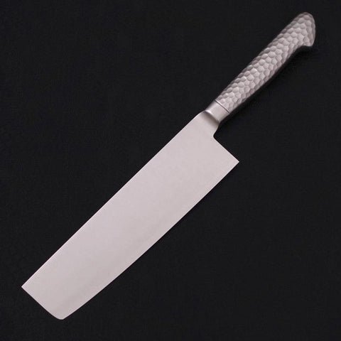 Nakiri knife VG-5 Polished Western Handle 180mm-VG-5-Polished-Western Handle-[Musashi]-[Japanese-Kitchen-Knives]