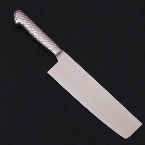 Nakiri knife VG-5 Polished Western Handle 180mm-VG-5-Polished-Western Handle-[Musashi]-[Japanese-Kitchen-Knives]