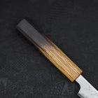 Paring White steel #1 Polished Yaki Urushi Handle 80mm-White steel #1-Polished-Japanese Handle-[Musashi]-[Japanese-Kitchen-Knives]