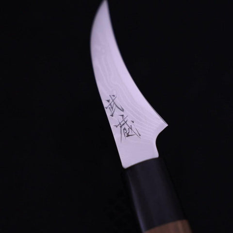 Peeling knife VG-10 Damascus Cherry Handle 70mm-VG-10-Damascus-Japanese Handle-[Musashi]-[Japanese-Kitchen-Knives]