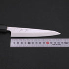 Petty AUS-10 Nashiji Damascus Buffalo Magnolia Handle 135mm-AUS-10-Damascus-Japanese Handle-[Musashi]-[Japanese-Kitchen-Knives]