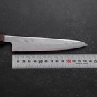 Petty AUS-10 Polished Nashiji Damascus Walnut Handle 135mm-AUS-10-Damascus-Japanese Handle-[Musashi]-[Japanese-Kitchen-Knives]