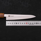 Petty AUS-10 Polished Oak Handle 150mm-AUS-10-Polished-Japanese Handle-[Musashi]-[Japanese-Kitchen-Knives]