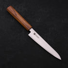 Petty AUS-10 Polished Oak Handle 150mm-AUS-10-Polished-Japanese Handle-[Musashi]-[Japanese-Kitchen-Knives]