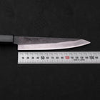 Petty Blue steel #1 Stainless Clad Kurouchi Dark Blue Urushi Handle 150mm-Blue steel #1-Kurouchi-Japanese Handle-[Musashi]-[Japanese-Kitchen-Knives]