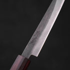 Petty Blue steel #1 Stainless Clad Kurouchi Purple Urushi Handle 150mm-Blue steel #1-Kurouchi-Japanese Handle-[Musashi]-[Japanese-Kitchen-Knives]