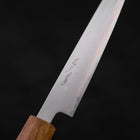 Petty Chromax Polished Yaki Urushi Handle 150mm-Polished-Chromax-Japanese Handle-[Musashi]-[Japanese-Kitchen-Knives]