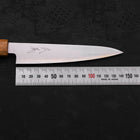 Petty Chromax Polished Yaki Urushi Handle 150mm-Polished-Chromax-Japanese Handle-[Musashi]-[Japanese-Kitchen-Knives]