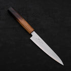 Petty Chromax Polished Yaki Urushi Handle 150mm-Polished-Chromax-Japanese Handle-[Musashi]-[Japanese-Kitchen-Knives]