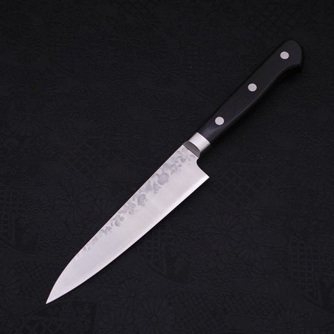 Petty Chromax Tsuchime Western Handle 135mm-Tsuchime-Chromax-Western Handle-[Musashi]-[Japanese-Kitchen-Knives]