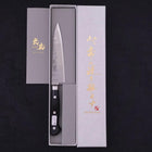 Petty Chromax Tsuchime Western Handle 135mm-Tsuchime-Chromax-Western Handle-[Musashi]-[Japanese-Kitchen-Knives]