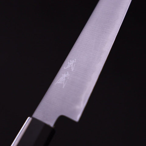 Petty HAP-40 Polished Buffalo Ebony Handle 150mm-HAP-40-Polished-Japanese Handle-[Musashi]-[Japanese-Kitchen-Knives]