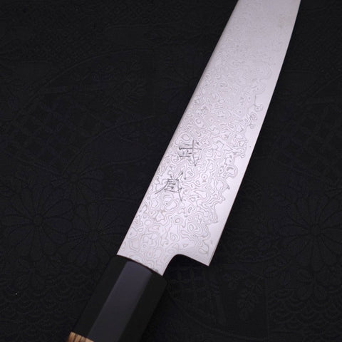 Petty SG-2 Damascus Buffalo Chestnuts Handle 150mm-SG-2-Damascus-Japanese Handle-[Musashi]-[Japanese-Kitchen-Knives]