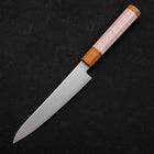 Petty SG-2 Polished Maple Yellow Handle 150mm-SG-2-Polished-Japanese Handle-[Musashi]-[Japanese-Kitchen-Knives]