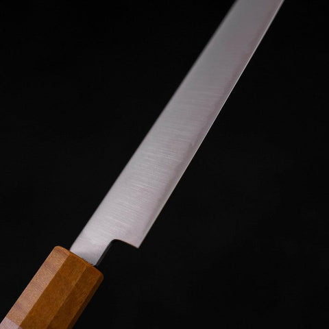 Petty SG-2 Polished Maple Yellow Handle 150mm-SG-2-Polished-Japanese Handle-[Musashi]-[Japanese-Kitchen-Knives]