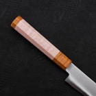 Petty SG-2 Polished Maple Yellow Handle 150mm-SG-2-Polished-Japanese Handle-[Musashi]-[Japanese-Kitchen-Knives]