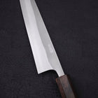 Petty SKD11 Nashiji Ebony Handle 150mm-SKD11-Nashiji-Japanese Handle-[Musashi]-[Japanese-Kitchen-Knives]