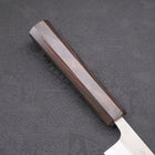 Petty SKD11 Nashiji Ebony Handle 150mm-SKD11-Nashiji-Japanese Handle-[Musashi]-[Japanese-Kitchen-Knives]