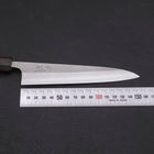 Petty SKD11 Nashiji Ebony Handle 150mm-SKD11-Nashiji-Japanese Handle-[Musashi]-[Japanese-Kitchen-Knives]