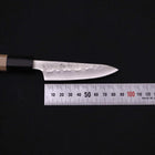 Petty Silver Steel #3 Nashiji Buffalo Magnolia Handle 80mm-Silver steel #3-Nashiji-Japanese Handle-[Musashi]-[Japanese-Kitchen-Knives]