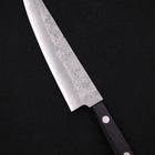 Petty Silver Steel #3 Nashiji Western Purple Handle 135mm-Silver steel #3-Nashiji-Western Handle-[Musashi]-[Japanese-Kitchen-Knives]