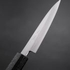 Petty Silver Steel #3 Polished Black Ishime Urushi Handle 110mm-Silver steel #3-Nashiji-Japanese Handle-[Musashi]-[Japanese-Kitchen-Knives]