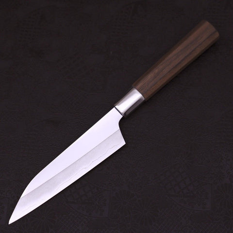 Petty Silver Steel #3 Walnut Hamachidori Handle 135mm-Silver Steel #3-Japanese Handle-[Musashi]-[Japanese-Kitchen-Knives]