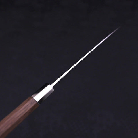 Petty Silver Steel #3 Walnut Kazabana Handle 135mm-Silver Steel #3-Japanese Handle-[Musashi]-[Japanese-Kitchen-Knives]