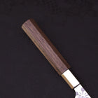 Petty Silver Steel #3 Walnut Kazabana Handle 135mm-Silver Steel #3-Japanese Handle-[Musashi]-[Japanese-Kitchen-Knives]