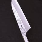 Petty Silver Steel #3 Walnut Kemanmon Handle 135mm-Silver Steel #3-Japanese Handle-[Musashi]-[Japanese-Kitchen-Knives]