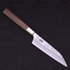 Petty Silver Steel #3 Walnut Kiku Handle 135mm-Silver Steel #3-Japanese Handle-[Musashi]-[Japanese-Kitchen-Knives]